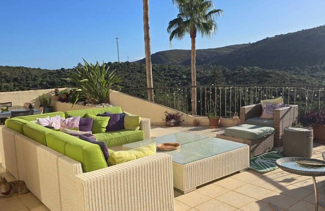 Front line golf San Roque old course apartment. Family and pet friendly