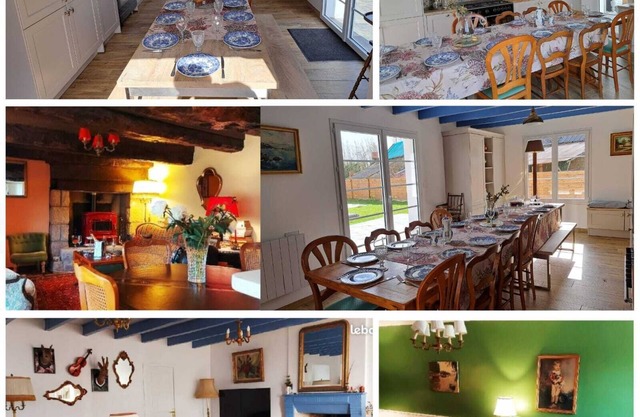 Gîte* 13 beds, sleeps 20, Jacuzzi, Swimming pool, Billiards, Games tent, Park *.