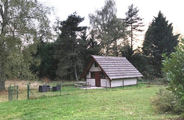 Gallic hut domaine du moulin de lachaud