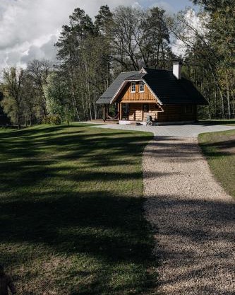 "Gaujmale" sauna house in nature