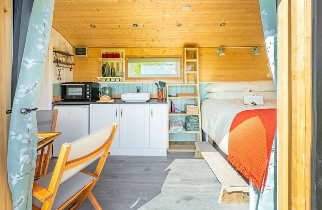 Gin and Toffee is a beautifully restored railway carriage nestled in Thaxted