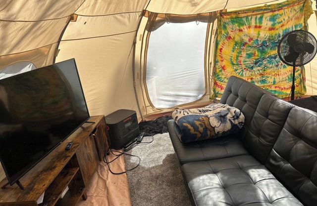 Glamping at the Promised Land Campground- The Vidalia Tent