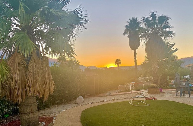 Glampsite Resort Near Joshua Tree with 4 Canvas Yurt Tents and Pool!