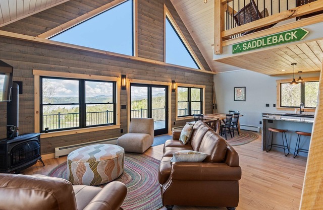 Golden Sunset | New Construction in The Overlook | Close to Saddleback | Rangeley Lake Views!