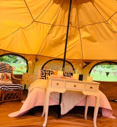 Goldings Farm yurt Tent firepit bbq activities