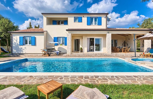 Gorgeous vacation home with pool and many extras.