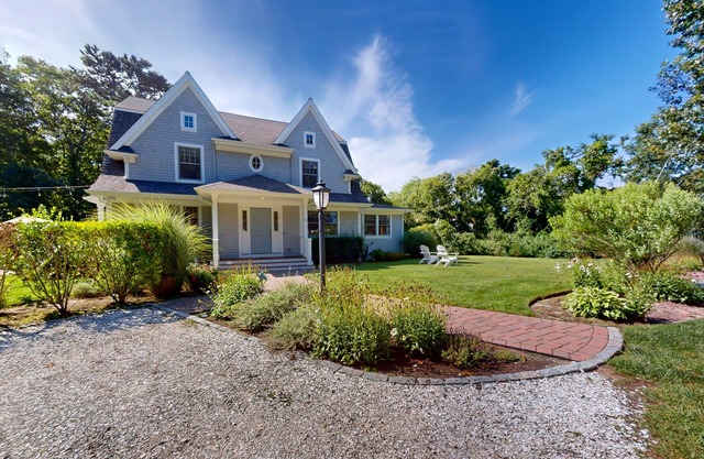 Gorgeously rebuilt Cape Cod estate with lovely grounds, walk to private beach