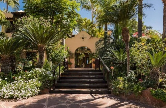 Grand Mansion with tropical park