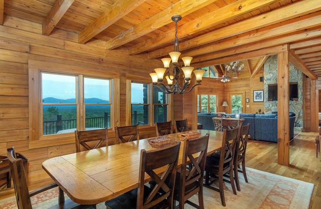 Grandview Lodge | Large 4 Bedroom Mountain Cabin with Hot Tub & Views!