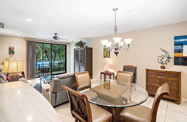 Ground-floor unit in front of lazy river pool at Pacifico in Coco