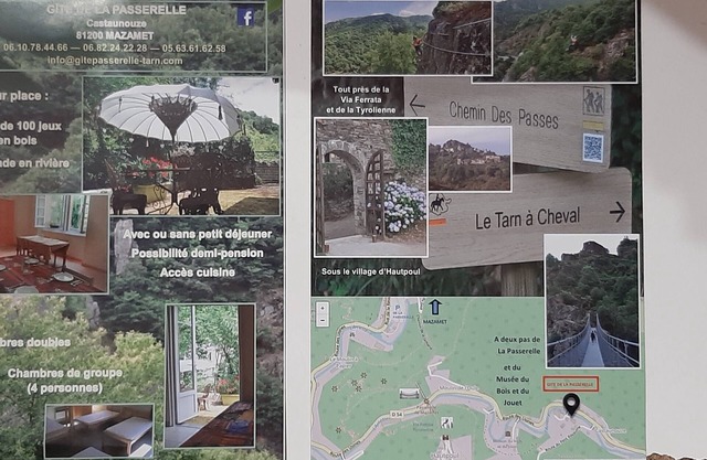 Group gîte, many activities, river, footbridge, dogs ok, nature