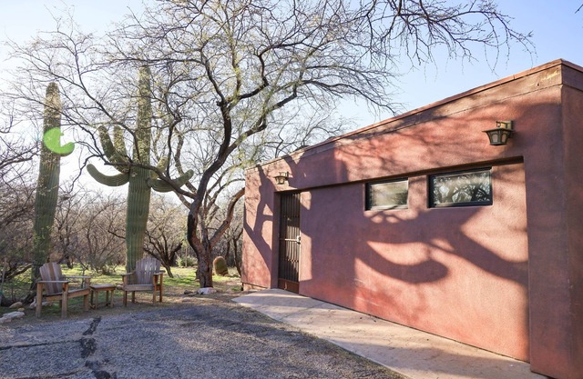 Guesthouse among Saguaros
