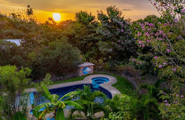 Guesthouse on a little farm with private beach access and pool