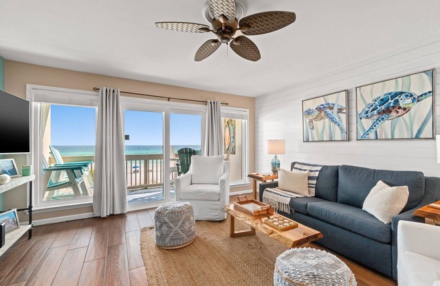 Gulf Front Townhome on Quiet Beach near 30A