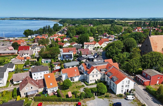 hafennahe 1-Raum-Ferienwohnung mit kleinem Garten - Haus Windland FeWo 24