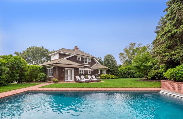 Hamptons Shingle Style Compound with Pool and Guest House