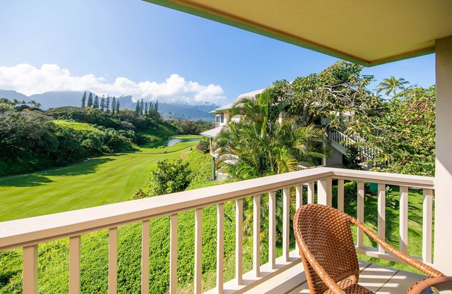 Hanalei Bay Villas #22 - a 2br/2.5BA, mountain and golf course view condo
