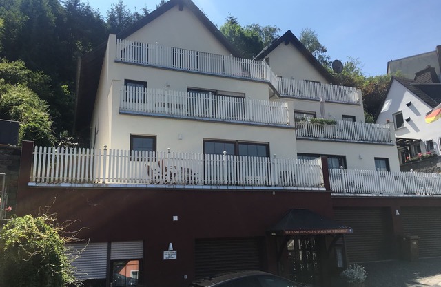 Haus am Weinberg with a view of the Rhine and the vineyards