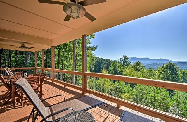 Hiawassee Home w/Views < 1 Mi to Lake Chatuge