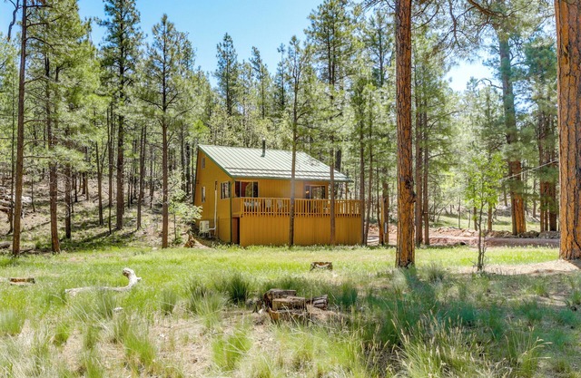 Hike & ATV: Secluded Happy Jack Cabin w/Deck