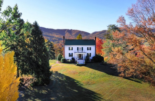 Historic Farm Renovated with Comfort, Mountain Views, Hot Tub, Pond, & Animals!
