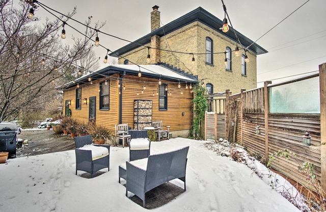 Historic Michigan Farmhouse w/Grill & Fire Pit!