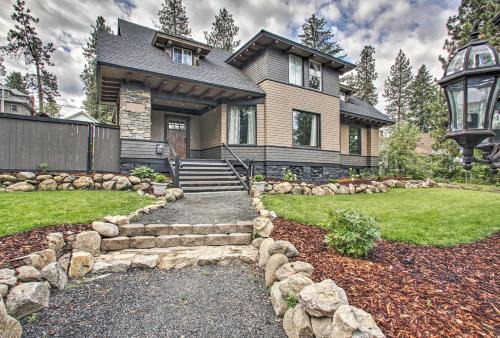 Historic Spokane Home with Hot Tub, Patio, Yard Games