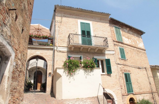 Historical centre of Penne, lively Abruzzo hill town near mountains and beaches