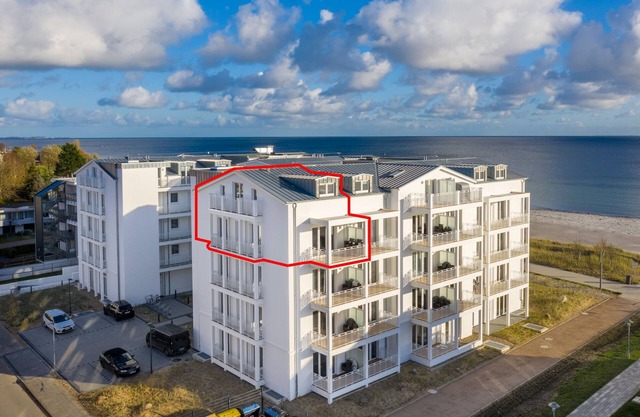 Hochwertiges Penthouse Über Zwei Ebenen mit Galerieschlafzimmer und Meerblick