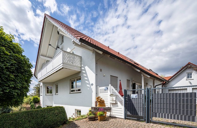 Holiday Apartment 'Sandhasen' with Panoramic View, Balcony and Wi-Fi