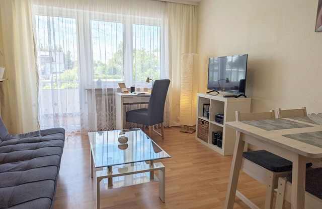 Holiday Apartment 'Haus Abendsonne Upper Floor Small' with Shared Terrace, Balcony and Wi-Fi