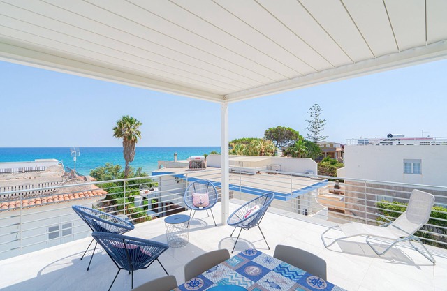 Holiday Apartment "Greta Vista Mare" with Sea View, Private Terrace & Wi-Fi
