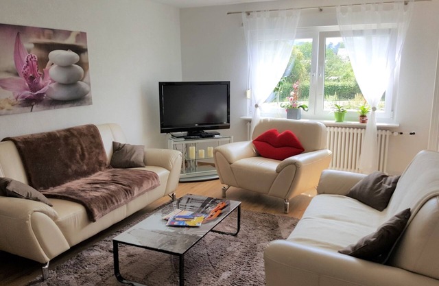 Holiday Apartment 'Miezerle' with Private Terrace, Balcony and Wi-Fi