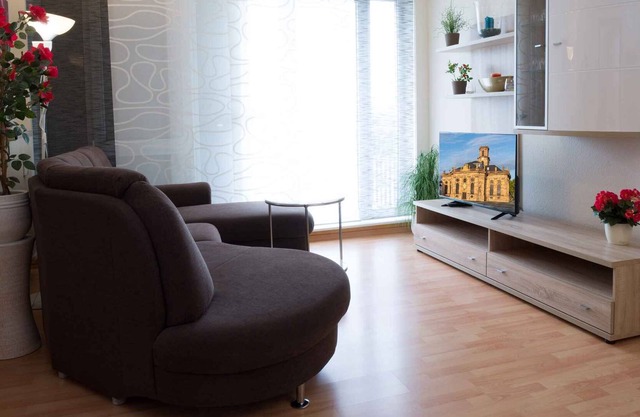 Holiday apartment with panoramic window