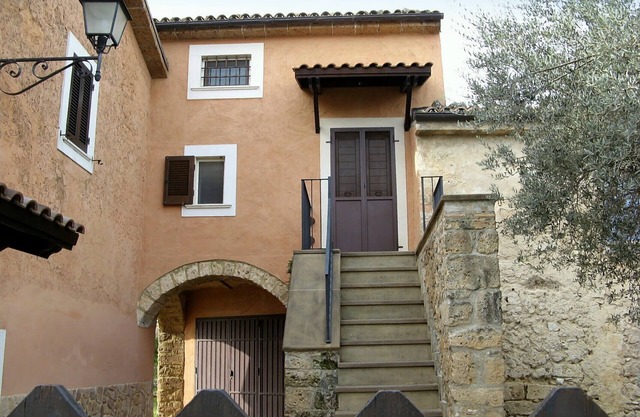 Holiday home in Abruzzo. Studio with garden in a small panoramic village