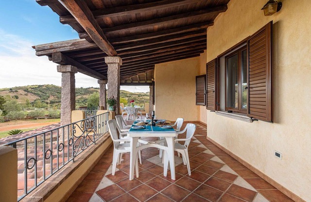 Holiday home with barbecue