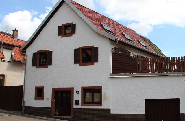 Holiday house in Gleisweiler with a fantastic view over the Rhine plain