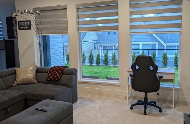 Home away from home, next to Mission golf course, racetrack and hiking trails.