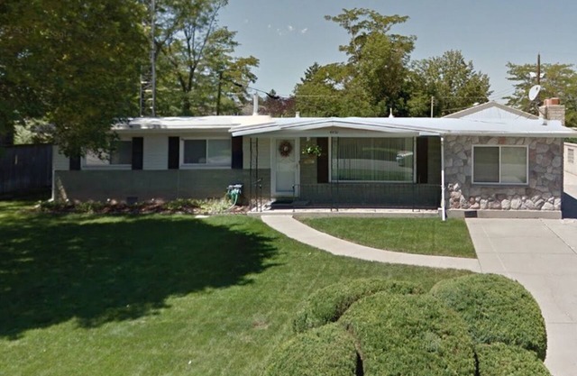 home in central Salt Lake Valley, east side