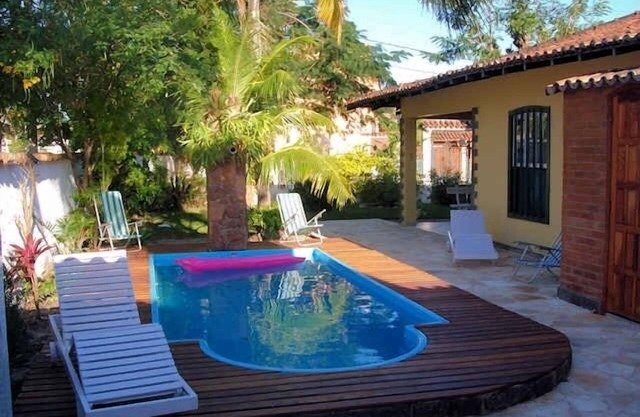 Home vacation rentals in Cabo Frio, RJ - 1 suite + 3 bedrooms C/Pool C/Air Cond.