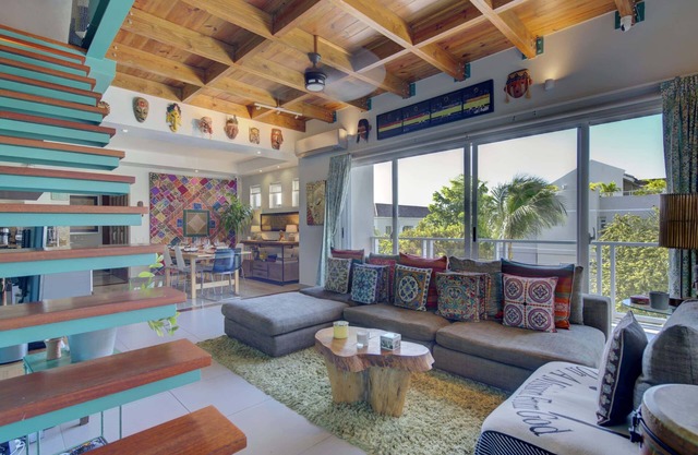 Host Dinner Parties at a Roomy Penthouse near Golf Courses