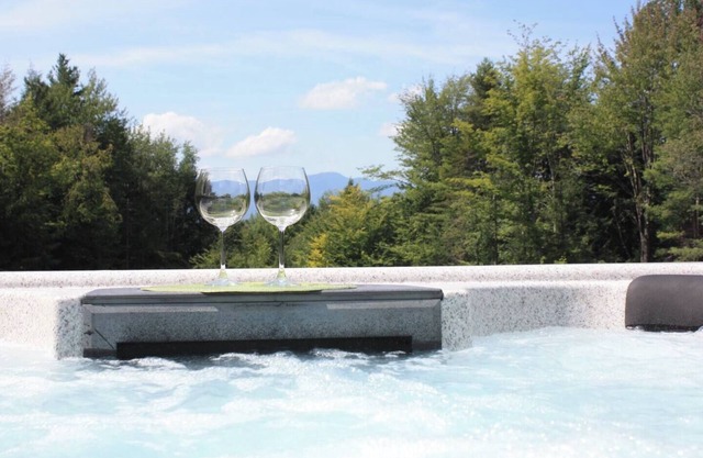 Hot tub and private pond!