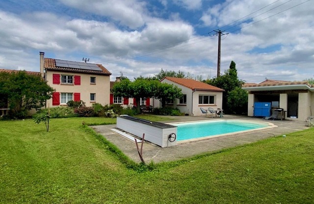 House and pool