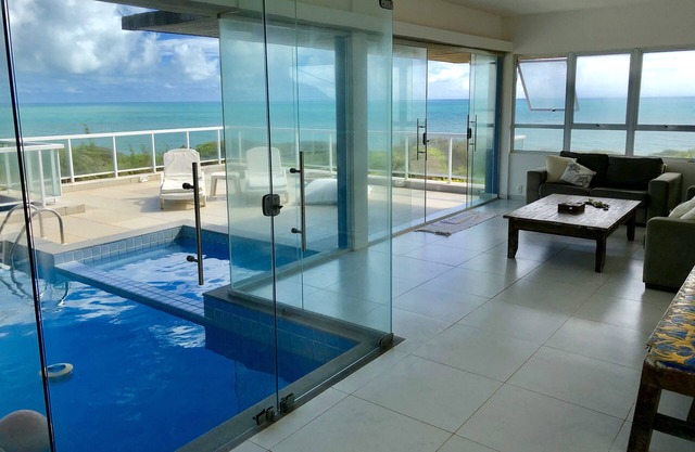 House facing the sea with Picina, in Praia da Pipa