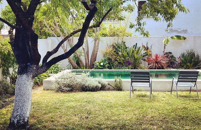 House pool and garden, calm 2 steps from downtown