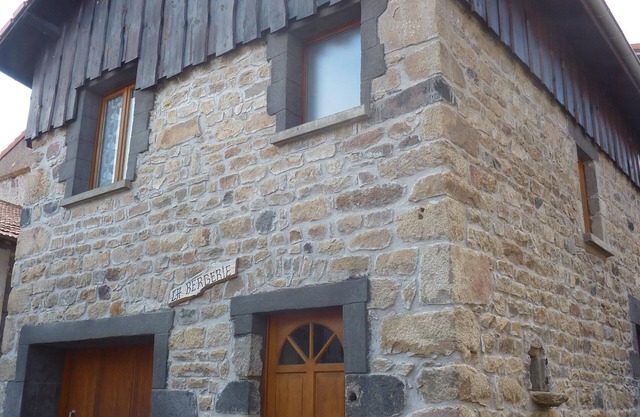 House restored in calm village with the doors of the volcanos of auvergne