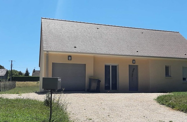 House with garden in the countryside