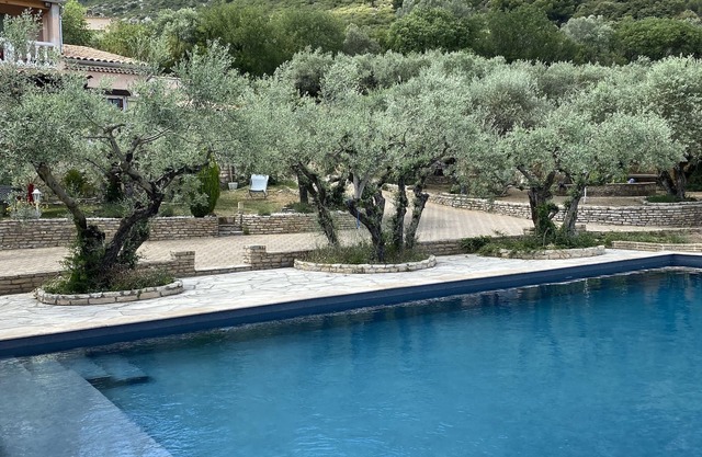 House with pool access, independent garden and terrace, fireplace. Luminous