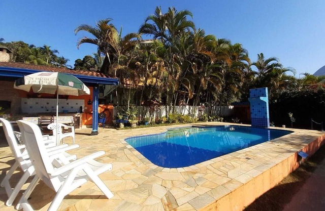 House with pool in gated community