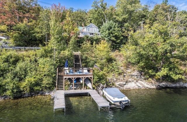 House with Private Dock on Lake Bomoseen